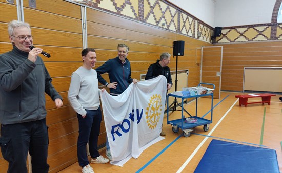 Rektor Martin Pape führte gewohnt launige Interviews mit den Freunden